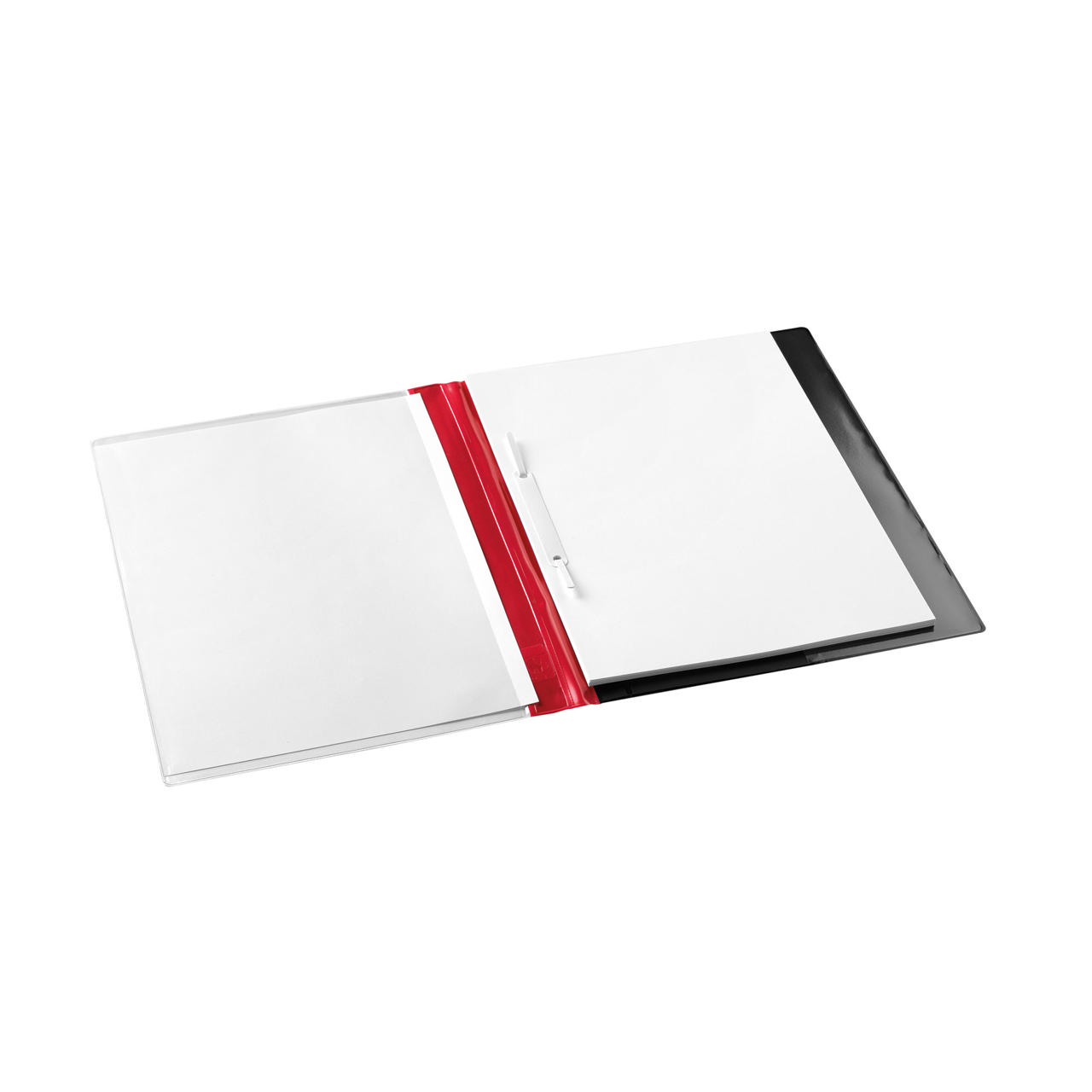 Rapportmappe, der kan tilpasses, med hurtig metallukning, A4