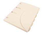 Smartfolder perforeret dokument folders - Tree-Free - pakke med 6 - A4 - naturlig