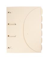 Smartfolder perforeret dokument folders - Tree-Free - pakke med 6 - A4 - naturlig