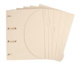 Smartfolder perforeret dokument folders - Tree-Free - pakke med 6 - A4 - naturlig