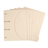 Smartfolder perforeret dokument folders - Tree-Free - pakke med 6 - A4 - naturlig