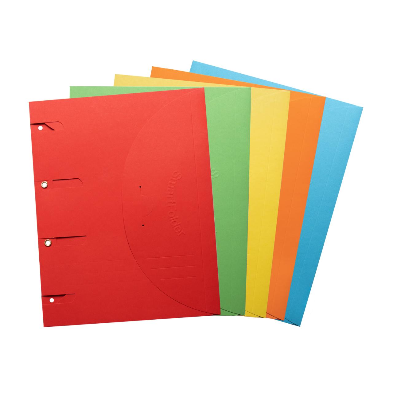 Smartfolder Uno perforeret dokument mappe uden tab, A4