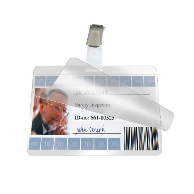 Selv-Laminerende ID-kort, Horisontal