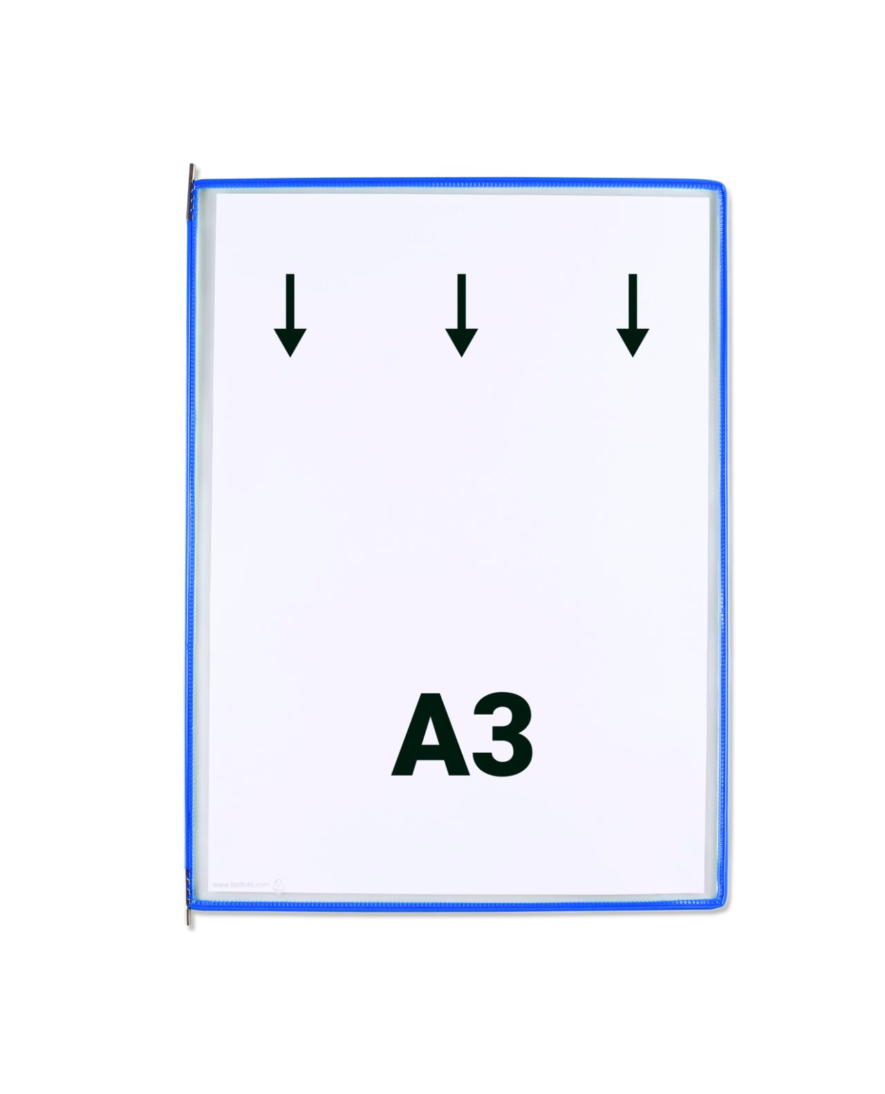 Tarifold Drejelige display lomme, A3, lodret