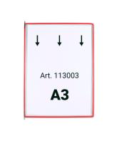 Tarifold Drejelige display lomme, A3, lodret