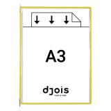 Tarifold Drejelige display lomme, A3, lodret