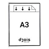 Tarifold Drejelige display lomme, A3, lodret