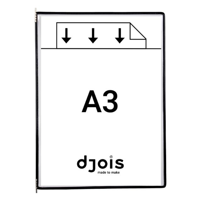 Tarifold Drejelige display lomme, A3, lodret