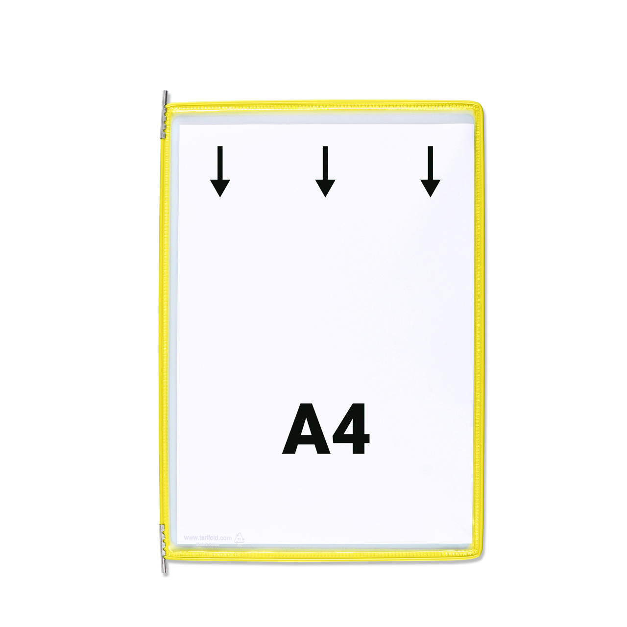 Tarifold Drejelige display lomme, A4, PP, lodret