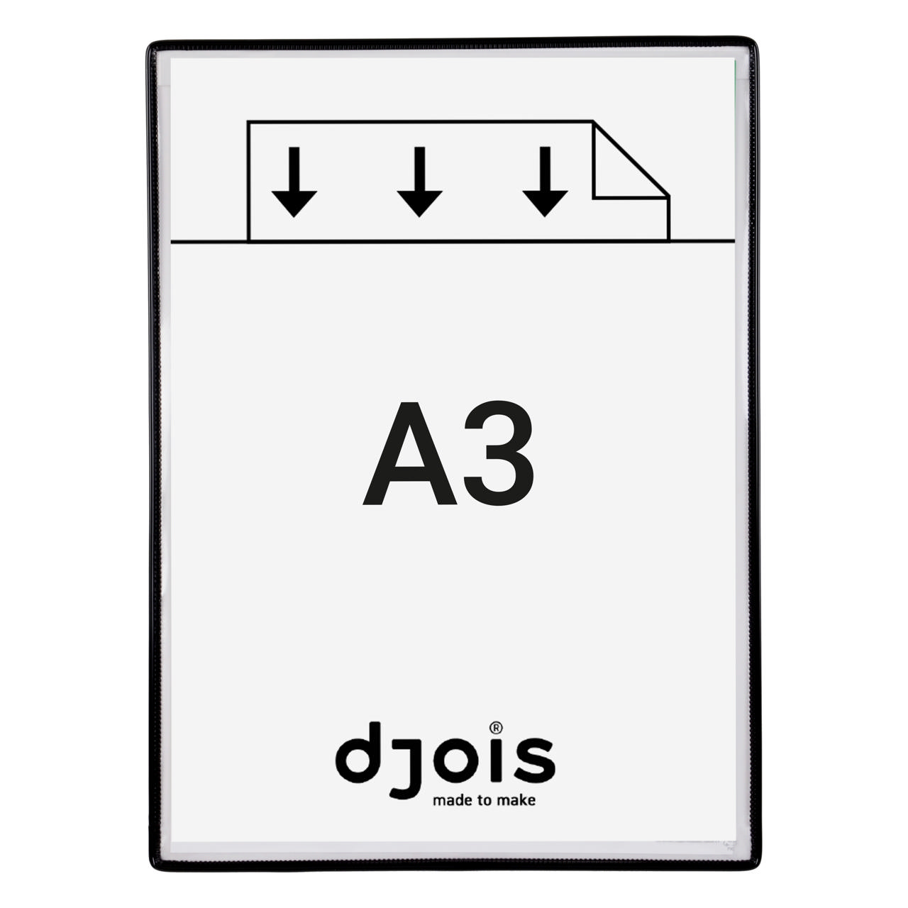 Tarifold Selvklæbende rammelomme, genplacerbar, A3