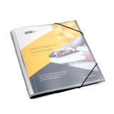 5-delt organisationsmappe med JalemaClip, der kan tilpasses, A4