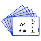 Tarifold lomme med krog, A4, liggende