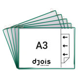 Tarifold hængelomme, A3, liggende, 2 bøjler