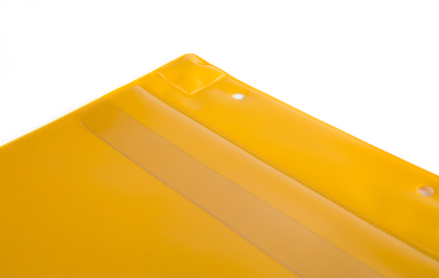 Magnetisk logistisk ID-lomme, med neodymium og flap, A4, liggende