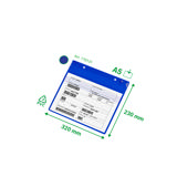 Magnetisk logistisk ID-lomme, med neodymium og flap, A5, liggende
