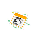 Magnetisk logistisk ID-lomme, med neodymium og flap, A5, liggende