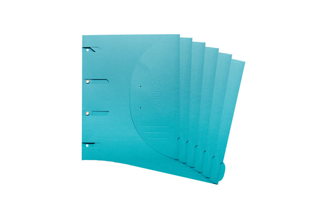 Smartfolder Perforeret Mappe, med Fane, A4