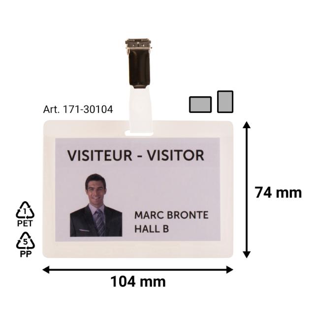 Laminerede ID-kort, horisontal