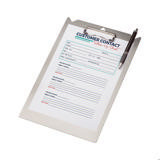 Clipboard Til Vogne, Aluminium, A4, vandret