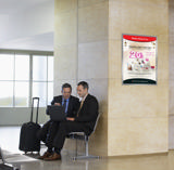 Magneto Selvklæbende displaylomme med ramme, Stort format, Genplacerbar, A1