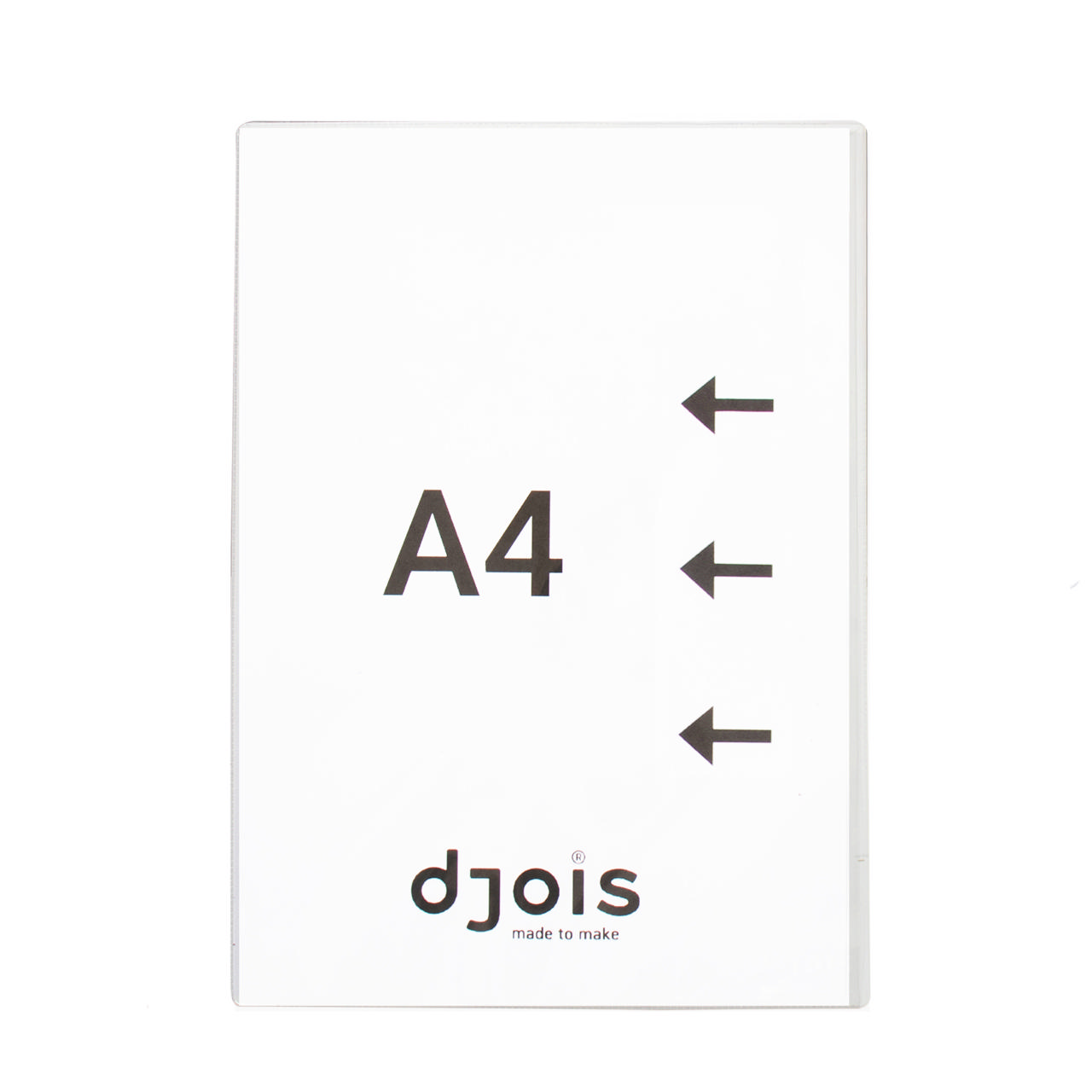 Magnetische presenteerhoes, lang sideåbning, A4