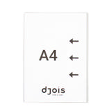 Magnetische presenteerhoes, lang sideåbning, A4