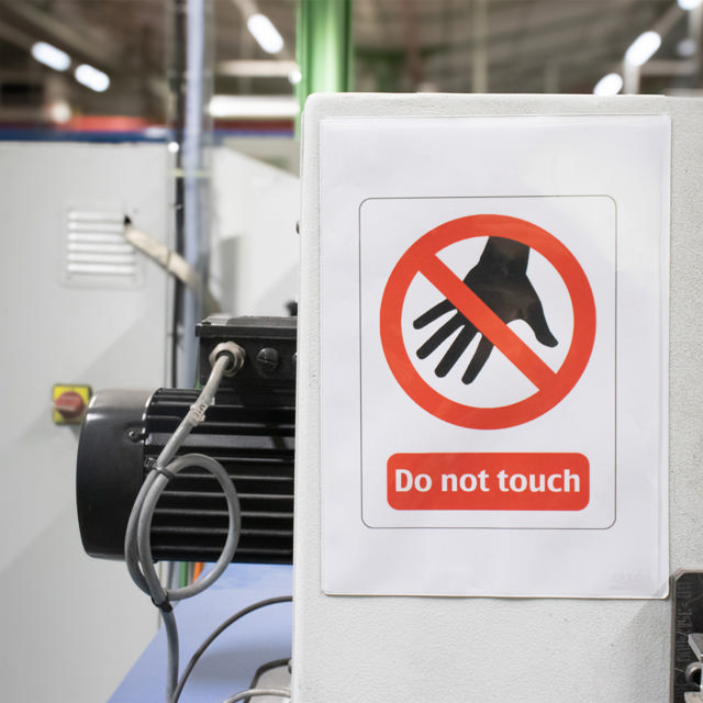 Magnetische presenteerhoes, lang sideåbning, A4