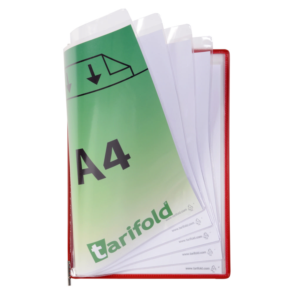Tarifold FoldFive Pivoterende Lomme, A4, stående,