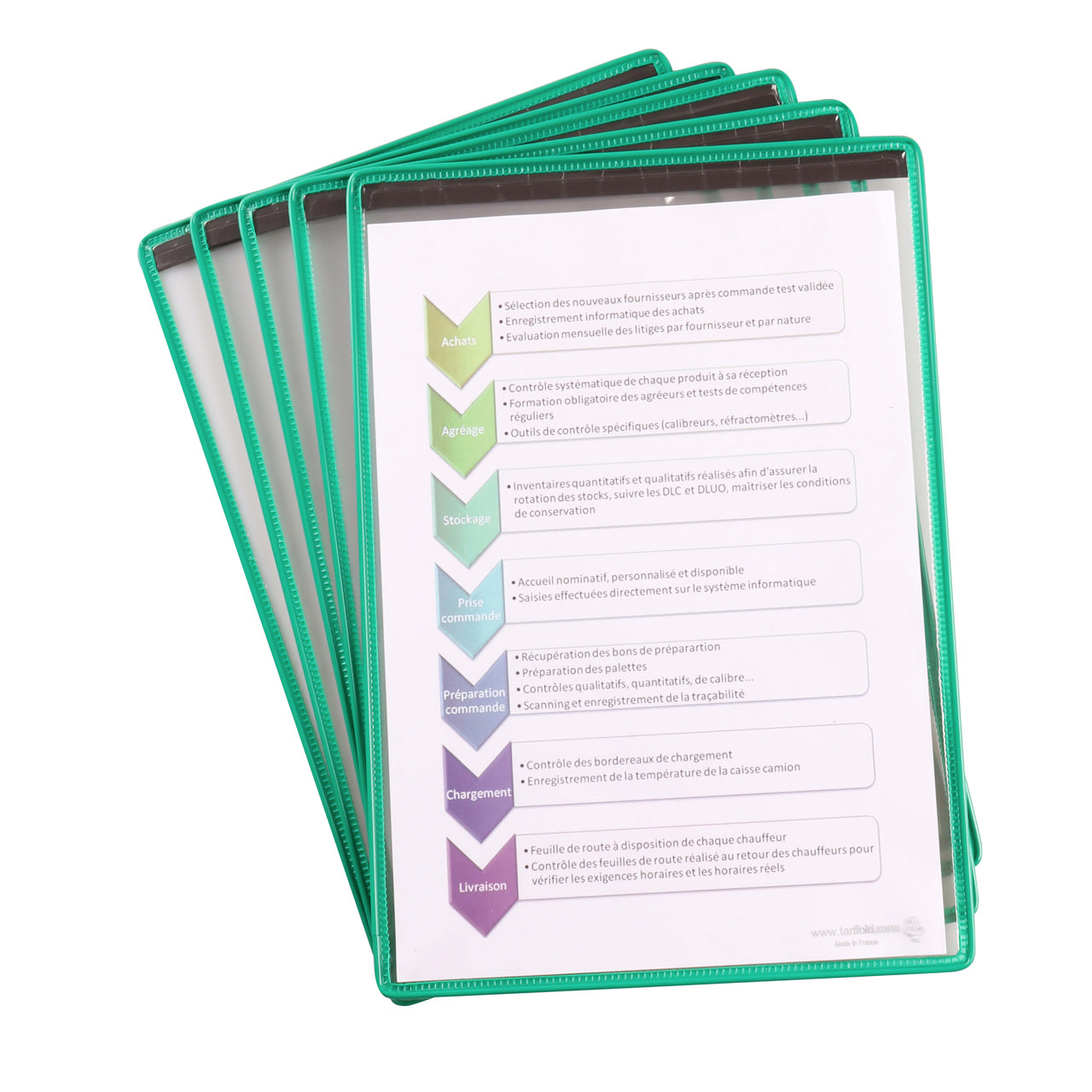 Tarifold magnetisk lomme, A4, stående