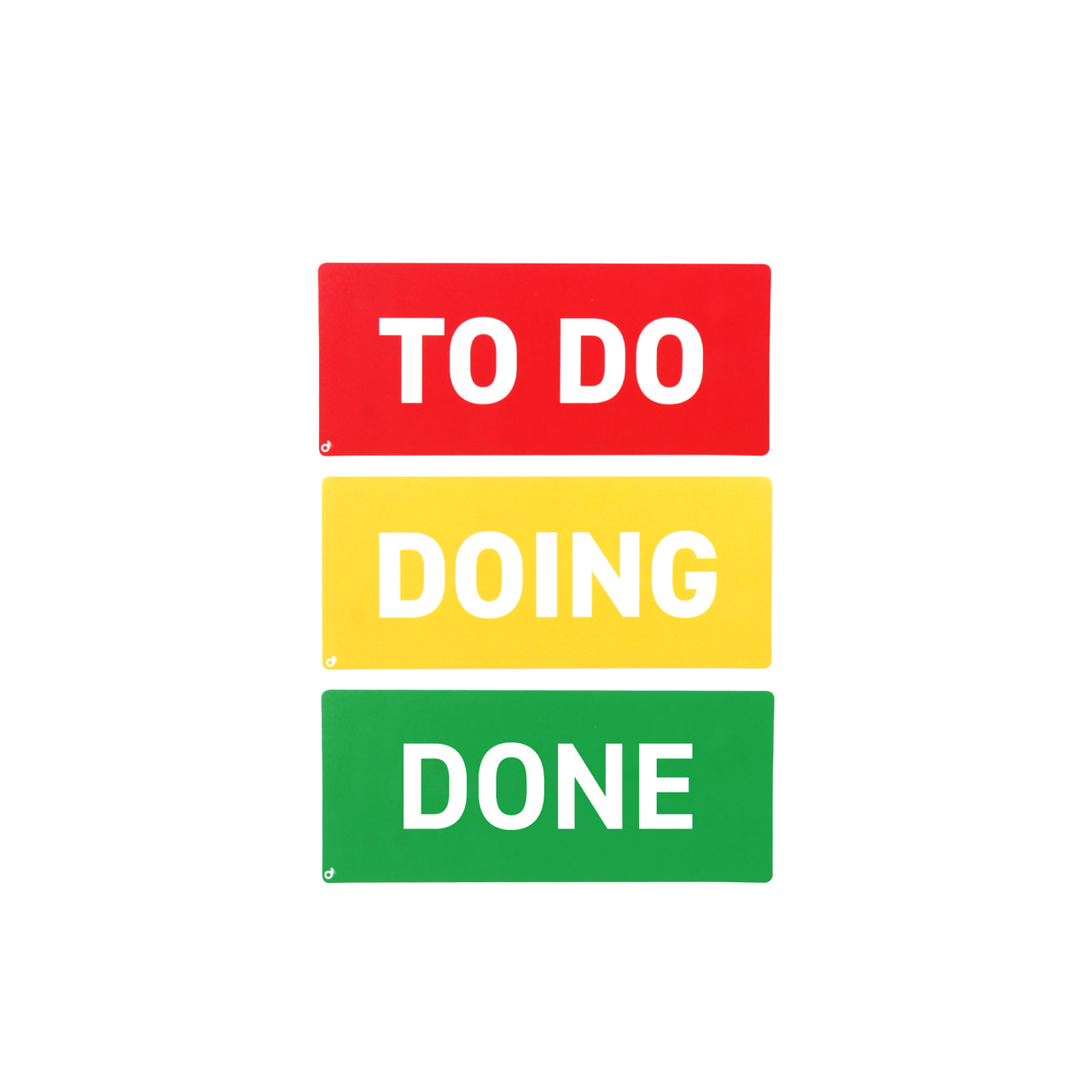 Magnetiske titelkort, Kanban, 175 x 75 mm