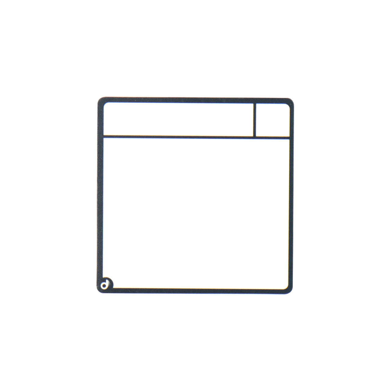 Magnetiske opgavekort, S, 75 x 75 mm