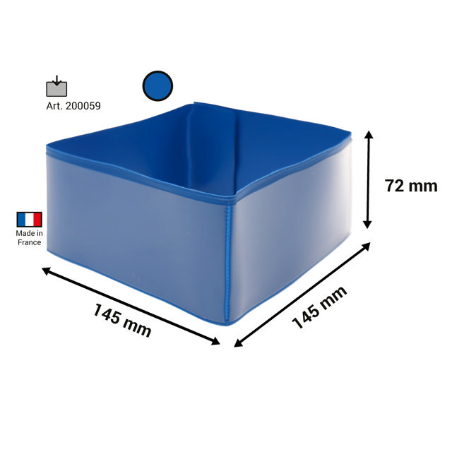 Logistisk ID-lomme til pallefod, midterblok