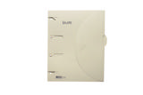 Smartfolder Perforeret mappe, med fane, lønsedler, A4