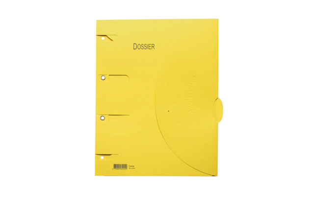 Smartfolder Perforeret mappe, med fane, filer, A4