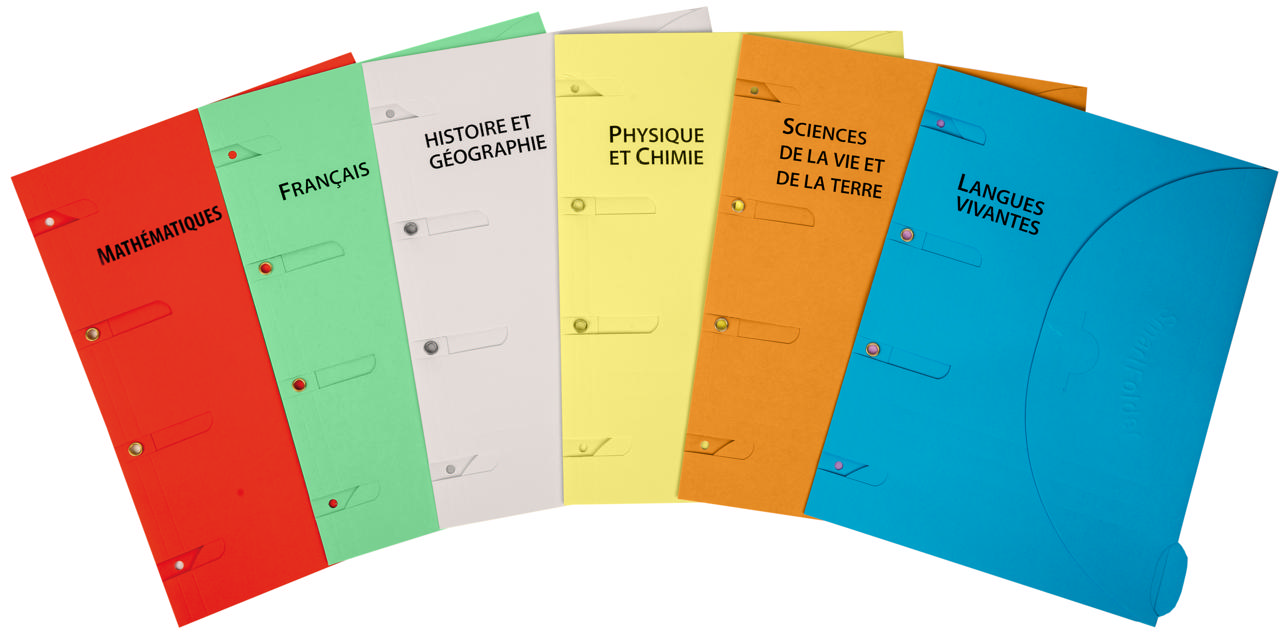 Smartfolder Perforeret mappe, med fane, Akademisk Pakke, A4