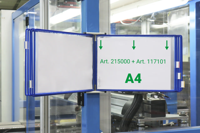 Tarifold Drejelige display lomme, A4, vandret