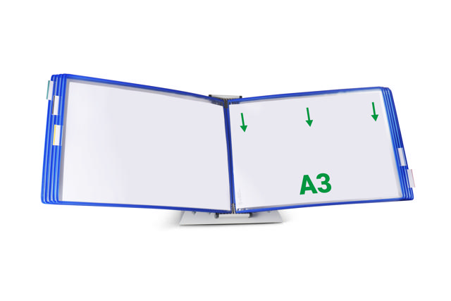 Tarifold Drejelige display lomme, A3, vandret