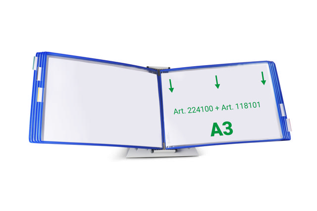 Tarifold Drejelige display lomme, A3, vandret