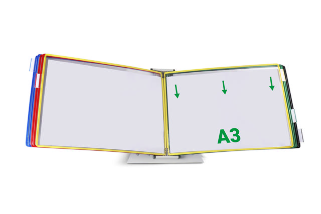 Tarifold Drejelige display lomme, A3, vandret