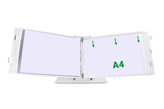 Tarifold Drejelige display lomme, A4, vandret