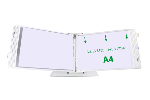 Tarifold Drejelige display lomme, A4, vandret