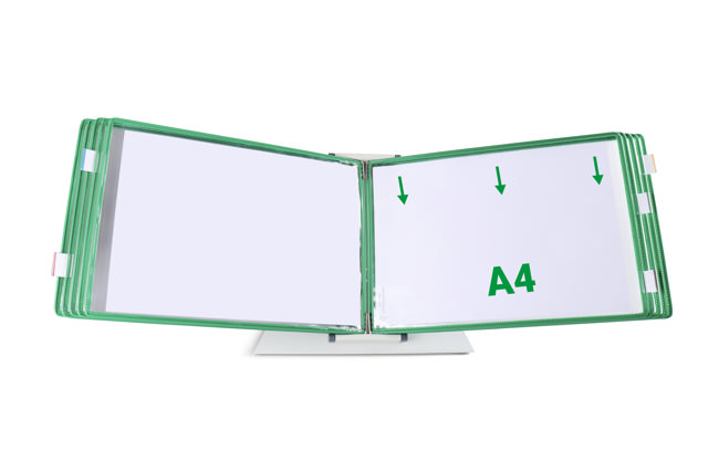 Tarifold Drejelige display lomme, A4, vandret