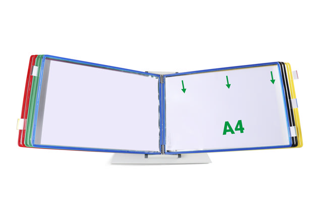 Tarifold Drejelige display lomme, A4, vandret