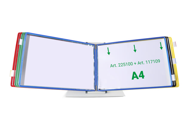 Tarifold Drejelige display lomme, A4, vandret