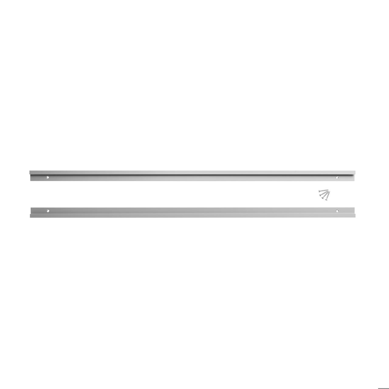 Aluminiumsvægskinne, 756 mm