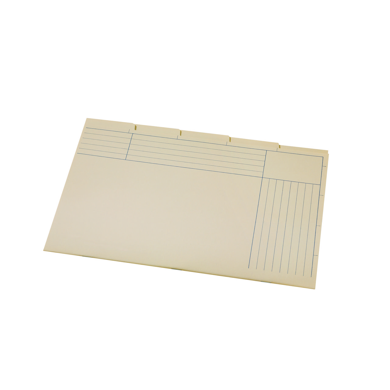 5-delt underdeler sorteringsmappe, folio