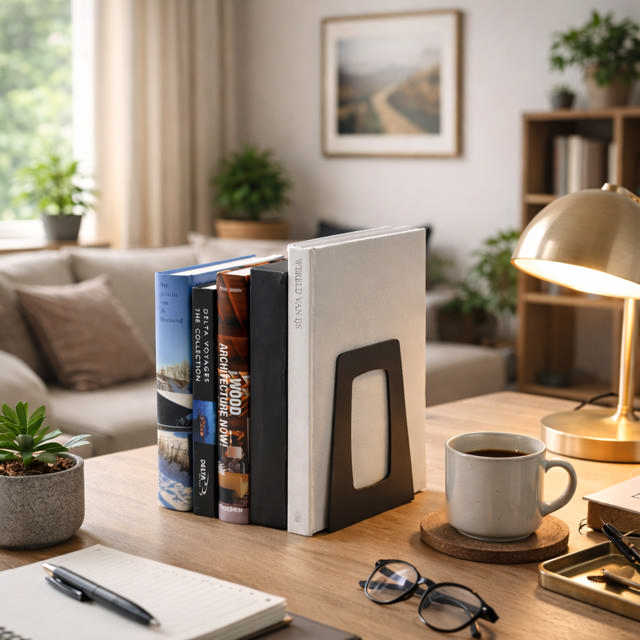 Re-Solution Bogstøtter, 100% genbrug, Blue Angel