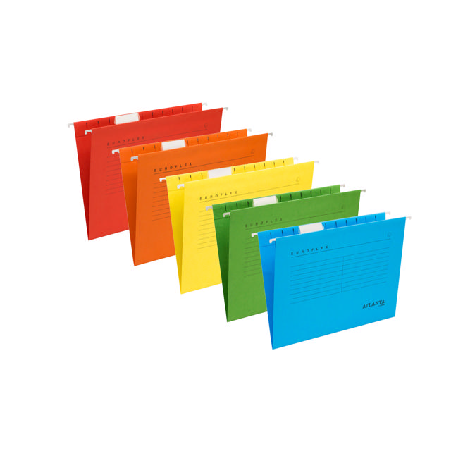 Euroflex hængemappe, A4, V-bund, 100% genbrugspap, FSC®