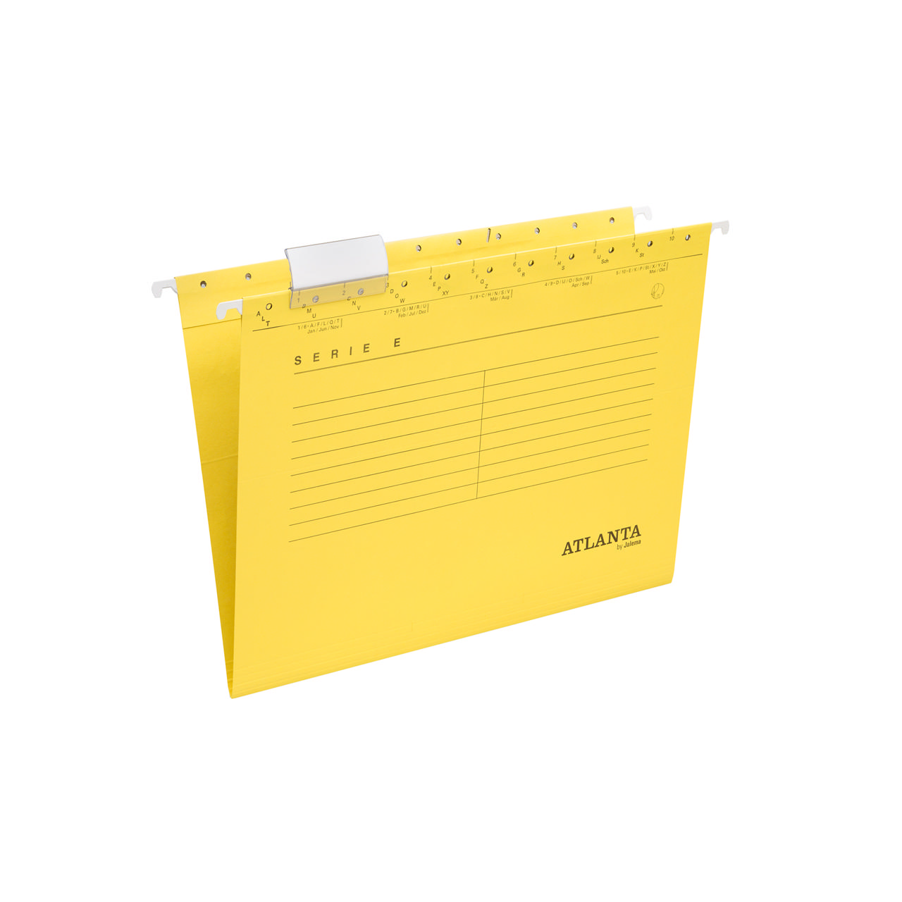 Serie-E hængemappe, A4, V-bund, udvidelig, 100% genbrugspap