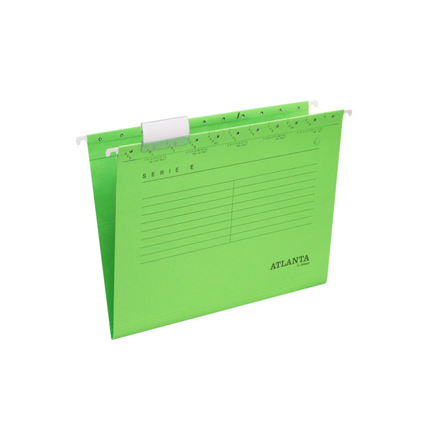 Serie-E hængemappe, A4, V-bund, udvidelig, 100% genbrugspap